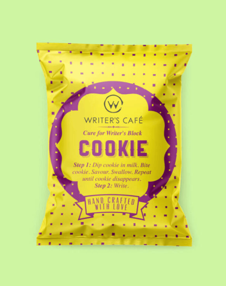 Writer's Café cookie packaging 3